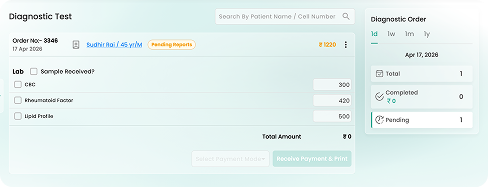 Track every investigation from order to report screenshot